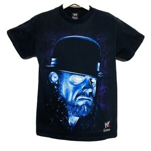 WWE The Original Deadman The Undertaker Large Face Graphic Tee 2007 Size Small S